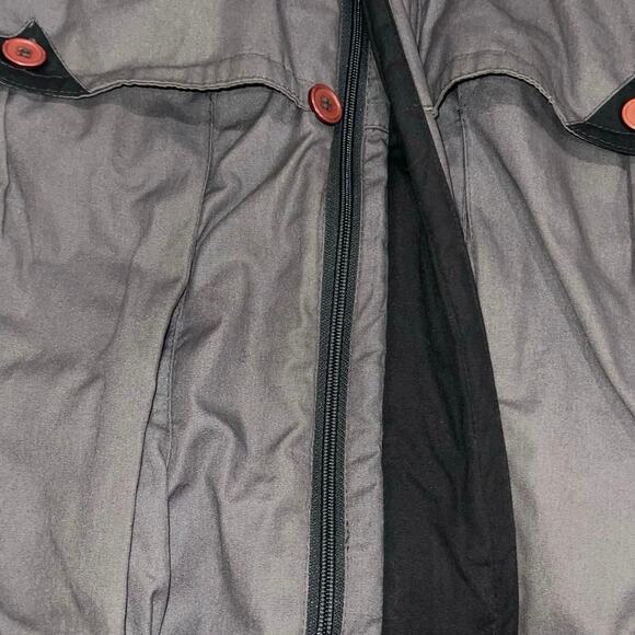 Weeds Retro Nylon Ski Bomber Flight Jacket 80's 90's Size L - Picture 4 of 6